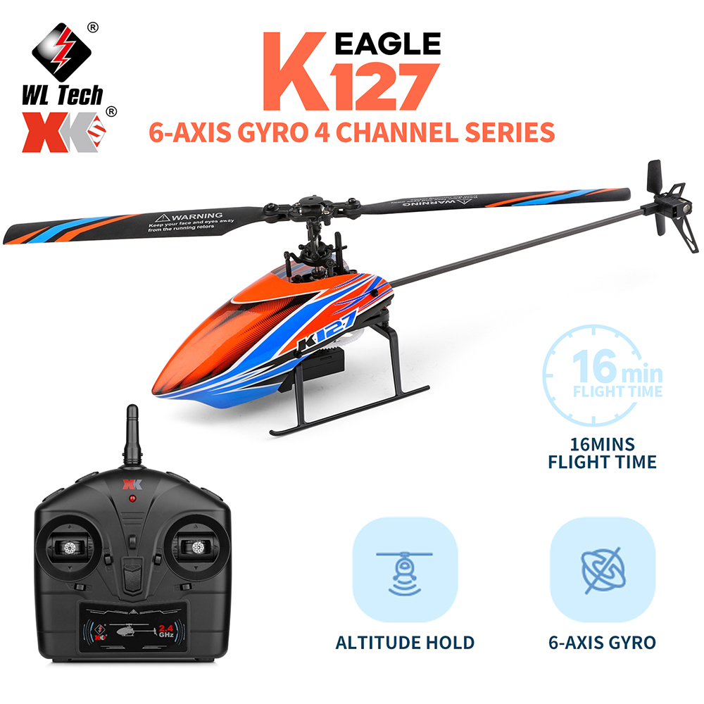 WLtoys XK K127 2.4G 4CH 6-Aixs - Rc Helicopter Blade 리뷰 및 가격
