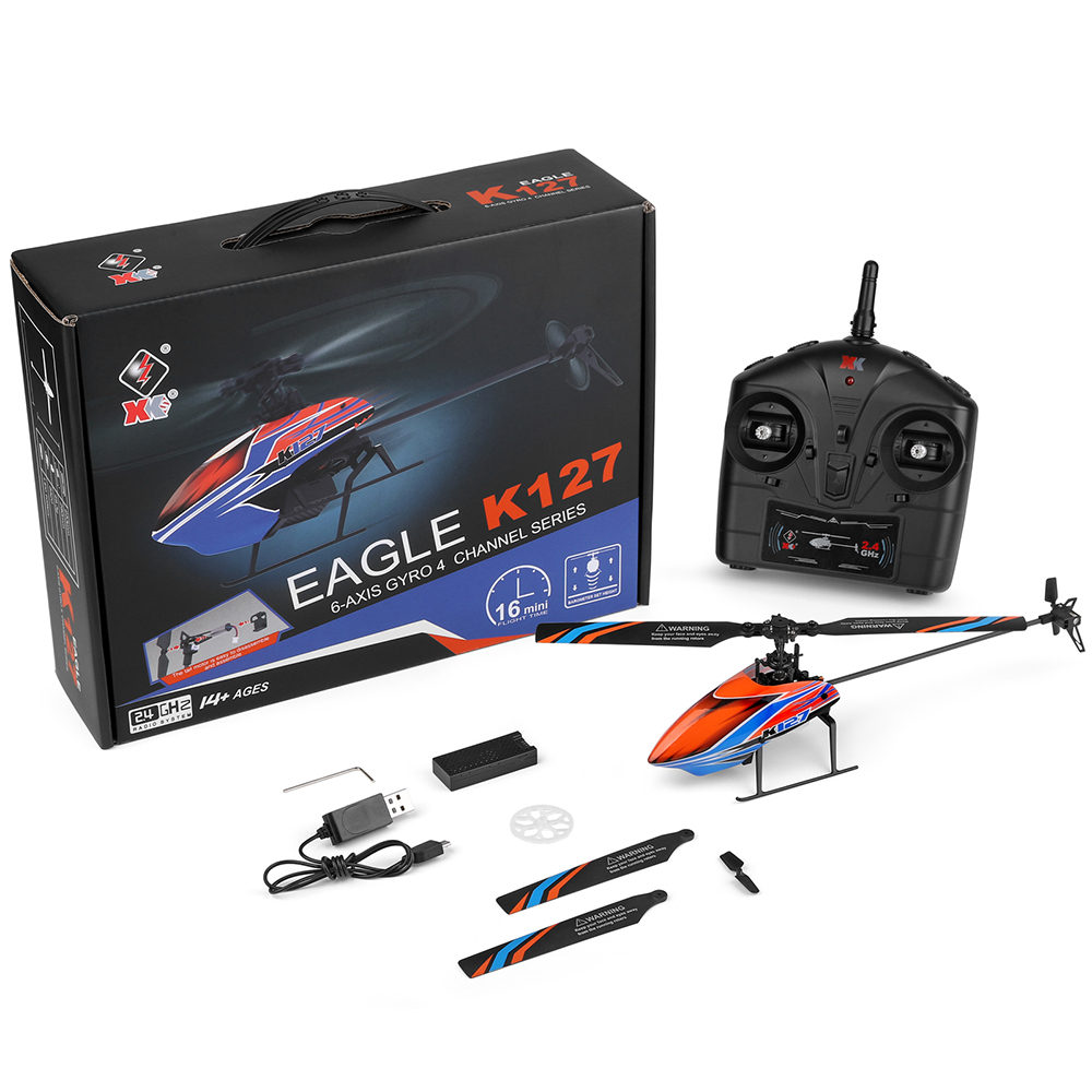 WLtoys XK K127 2.4G 4CH 6-Aixs - Rc Helicopter Blade 리뷰 및 가격