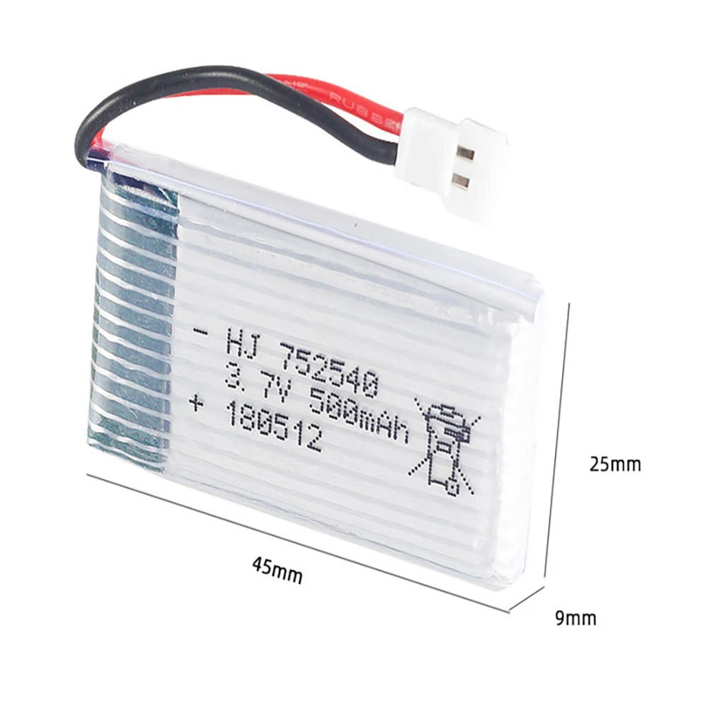 H31 배터리 3.7V 500mAh 752540   H - Rc Helicopter Coaxial 리뷰 및 가격
